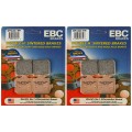 EBC Brakes EPFA Sintered Fast Street and Trackday Pads Front - EPFA322/4HH